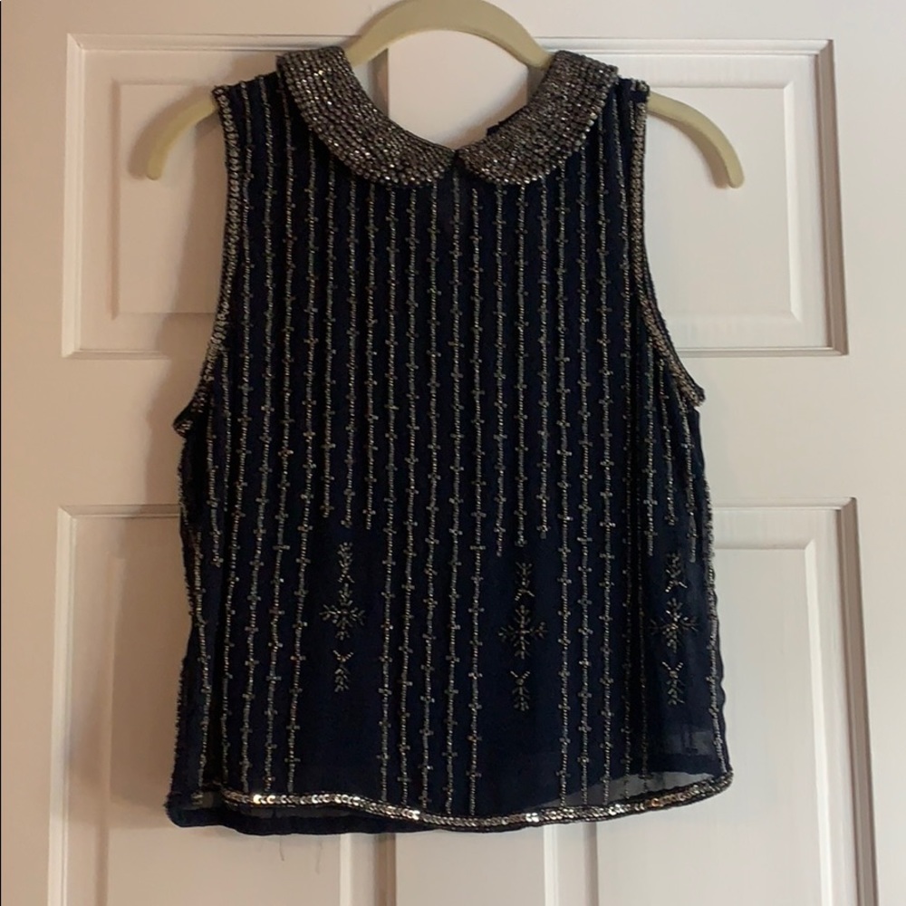 Zara sequin top